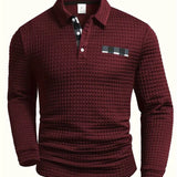 Polo Sweater met Vissen Vlecht
