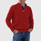 Elegante herentrui met halve rits