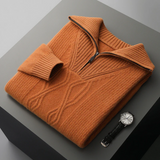 Sweter met rits Taranto Merino Wol
