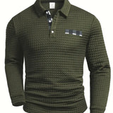 Polo Sweater met Vissen Vlecht