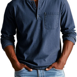 Vintage poloshirt voor heren