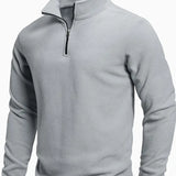 Sweater met lange mouwen en rits