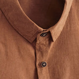 Casual Korte Mouw Katoenen Shirt