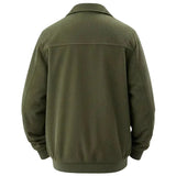 Heren Corduroy Jas – Groene Militaire