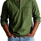 Vintage poloshirt voor heren