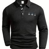 Polo Sweater met Vissen Vlecht