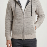 Elegant herenvest met capuchon