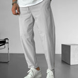 Elegante Tapered Broek met Touwtjes