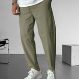 Elegante Tapered Broek met Touwtjes