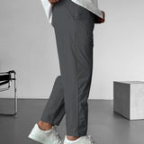 Elegante Tapered Broek met Touwtjes
