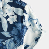 Hawaiiaanse Overhemd met Korte Mouwen met Skulls Patroon voor Mannen