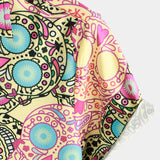 Korte Mouwen Katoenen Shirt met Roze Doodskop voor Mannen