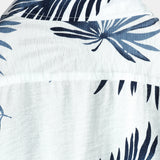 Zomer Katoenen Overhemd met Korte Mouwen, Met Knopen en Zak voor Mannen, Casual, Hawaïaans