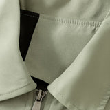 Lichte Twill Jas voor Mannen – Erwtgroen – Regular Fit