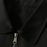 Lichte Twill Jas voor Mannen – Zwart – Regular Fit
