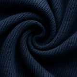 Heren sweater met halve rits en kraag – Koninklijk blauw