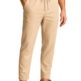 Herenbroek met koord - Beige