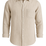 Monaco Linnen Shirt – Piasek