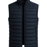 Premium Mannelijke Marineblauwe Donsvest