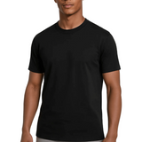 Heren T-shirt Slim-Fit Gemerceriseerd in Zwarte Kleur