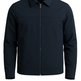 Donkerblauwe Casual Jas