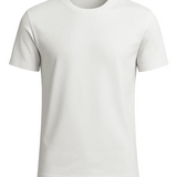 Witte Slim-Fit T-shirt voor Mannen
