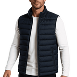 Premium Mannelijke Marineblauwe Donsvest