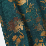 Vintage Katoenen Hawaïaanse Overhemd voor Mannen, Met Knopen, Korte Mouwen, Groen