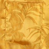 Heren Korte Katoenen Bloemen Overhemd met Knopen, Zomer Jacquard