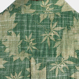 Casual Retro Hawaii Shirt van Katoen voor Mannen met Pocket