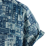 Korte Mouwen Retro Casual Katoenen Overhemd voor Mannen