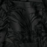 Heren Korte Katoenen Bloemen Overhemd met Knopen, Zomer Jacquard