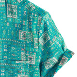 Korte Mouwen Retro Casual Katoenen Overhemd voor Mannen