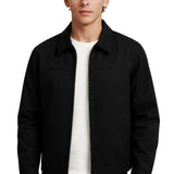 Lichte Twill Jas voor Mannen – Zwart – Regular Fit