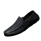 Leren driving loafers Monza voor heren