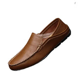 Leren driving loafers Monza voor heren