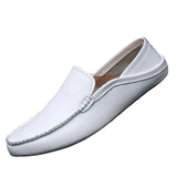Leren driving loafers Monza voor heren