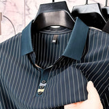 Marek - elegante polo met strepen