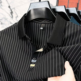 Marek - elegante polo met strepen