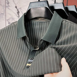 Marek - elegante polo met strepen