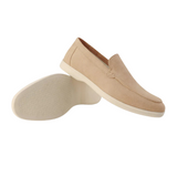 Suède herenloafers voor elke dag
