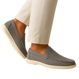 Casual herenloafers – grijs