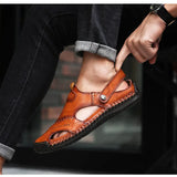 Klassieke Leren Sandalen