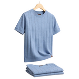 Geribd T-shirt voor heren