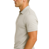 Gregorio - moderne polo met rits tot halverwege