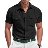 Elegante Heren Overhemd van Corduroy
