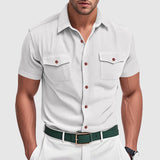 Elegante Heren Overhemd van Corduroy