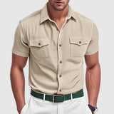 Elegante Heren Overhemd van Corduroy