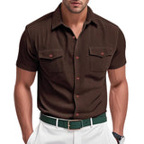 Elegante Heren Overhemd van Corduroy