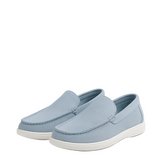 Casual herenloafers – lichtblauw